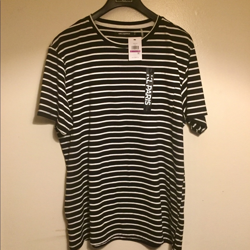 Karl Lagerfeld striped shirt